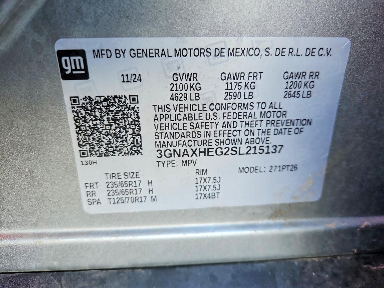 2025 Chevrolet Equinox lt
