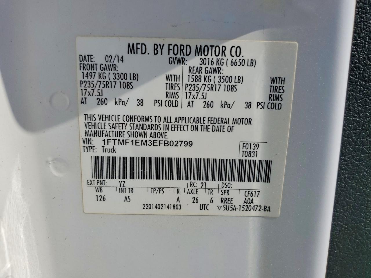 2014 Ford F150
