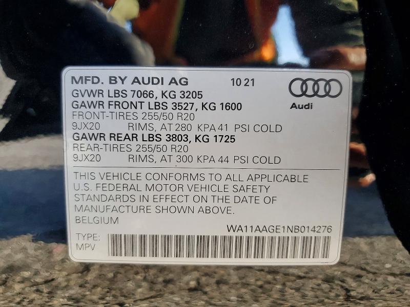 2022 Audi E-tron Sportback Premium