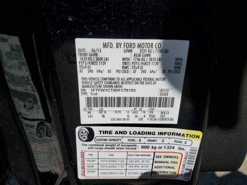 2013 Ford F150 Supercrew