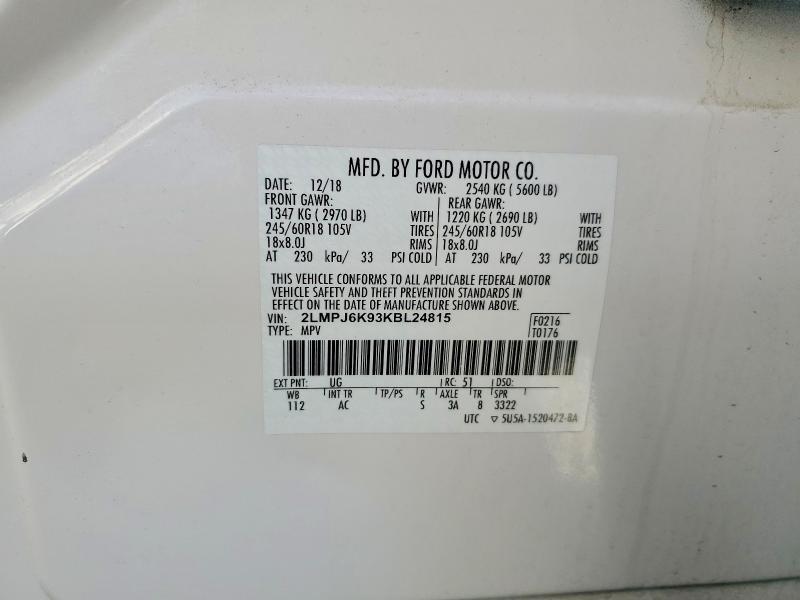 2019 Lincoln Nautilus Select