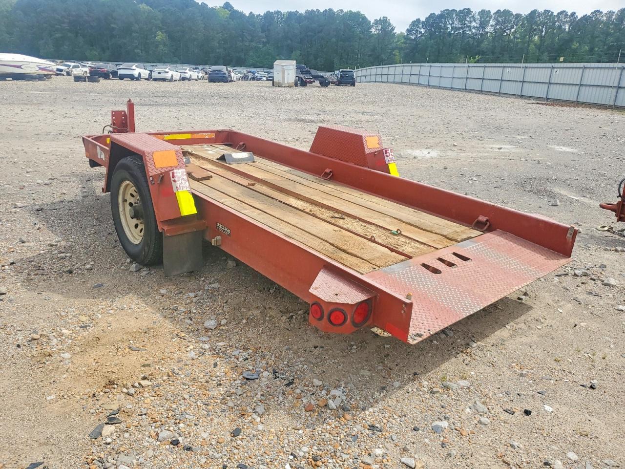 2015 Felling FT-6 T-1 Tilt Deck Equipment Trailer