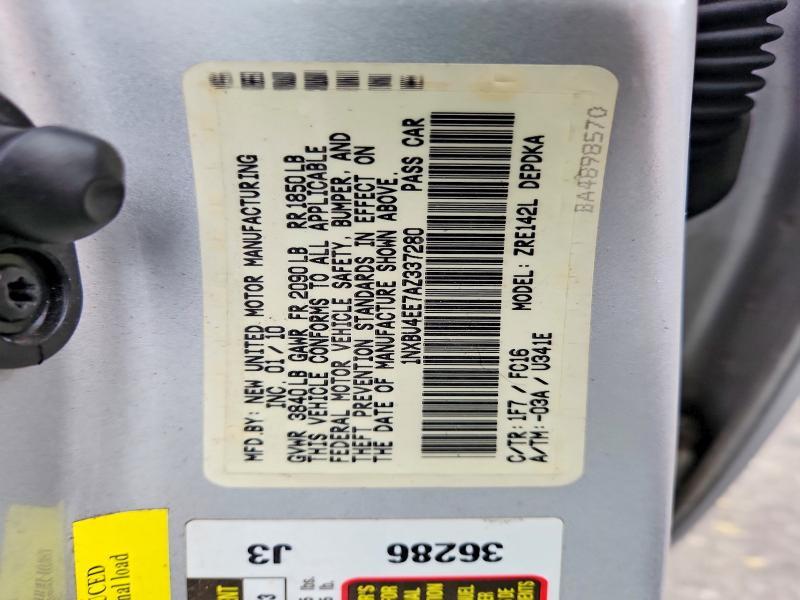 2010 Toyota Corolla le