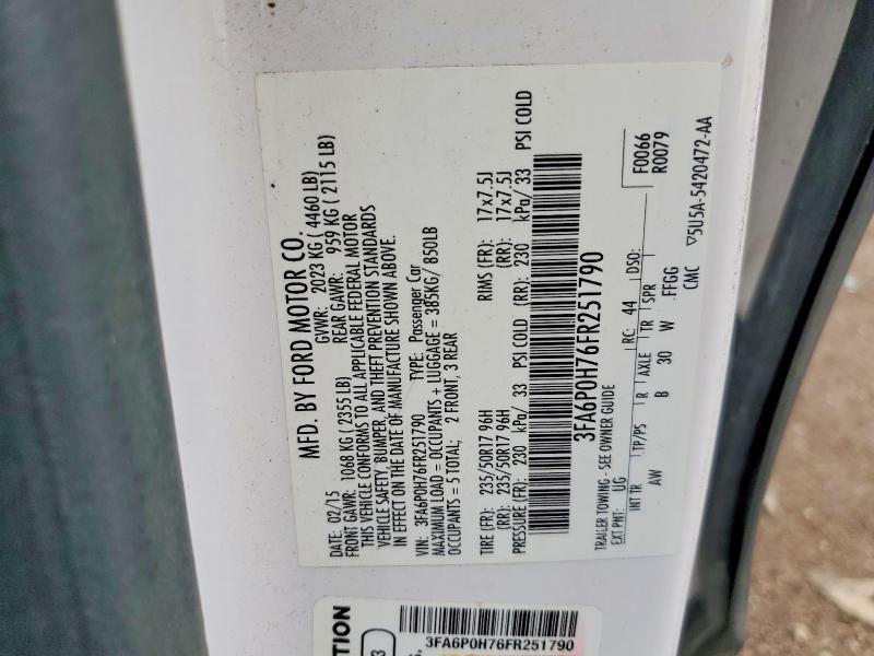 2015 Ford Fusion se