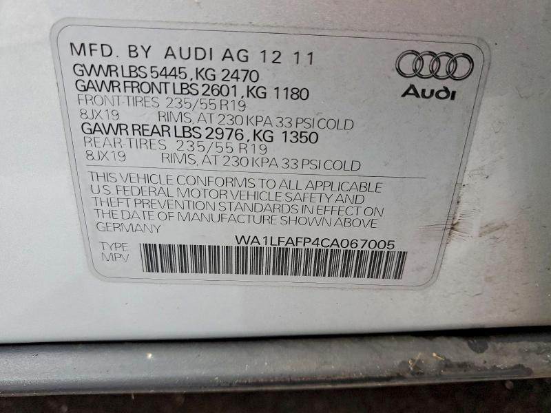 2012 Audi Q5 Premium Plus