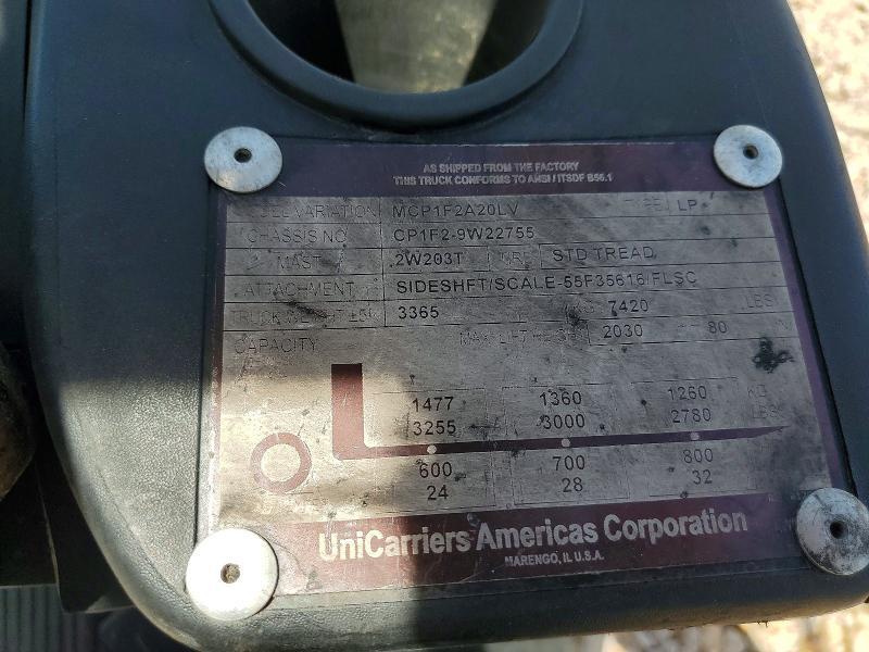 2016 Unicariers 2016 Unicarriers MCP1F2A20LV Forklift