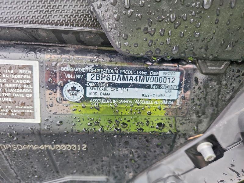 2021 Skidoo Snowmobile