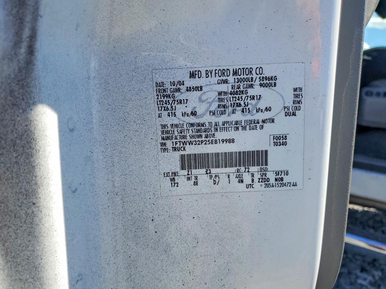 2005 Ford F350 Super Duty