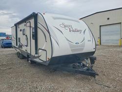 Salvage trucks for sale at Des Moines, IA auction: 2016 Sunvalley 2016 Evergreen SUN Valley Camper