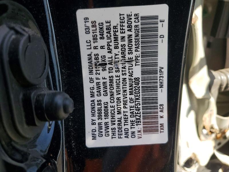 2019 Honda Insight ex