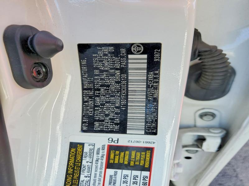 2012 Toyota Camry Hybrid le