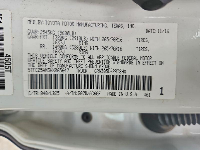 2017 Toyota Tacoma TRD PRO