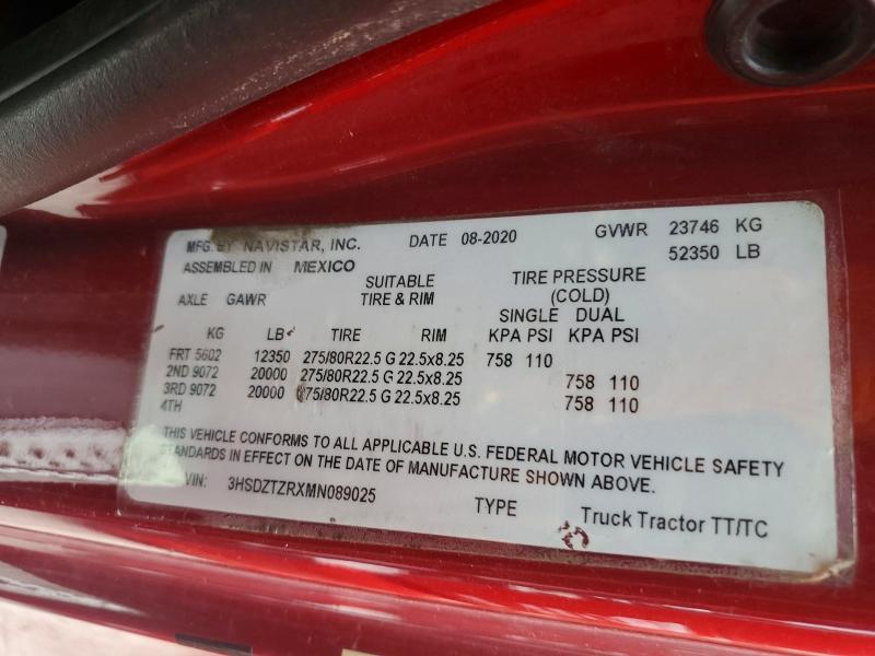 2021 International LT625 Semi Truck