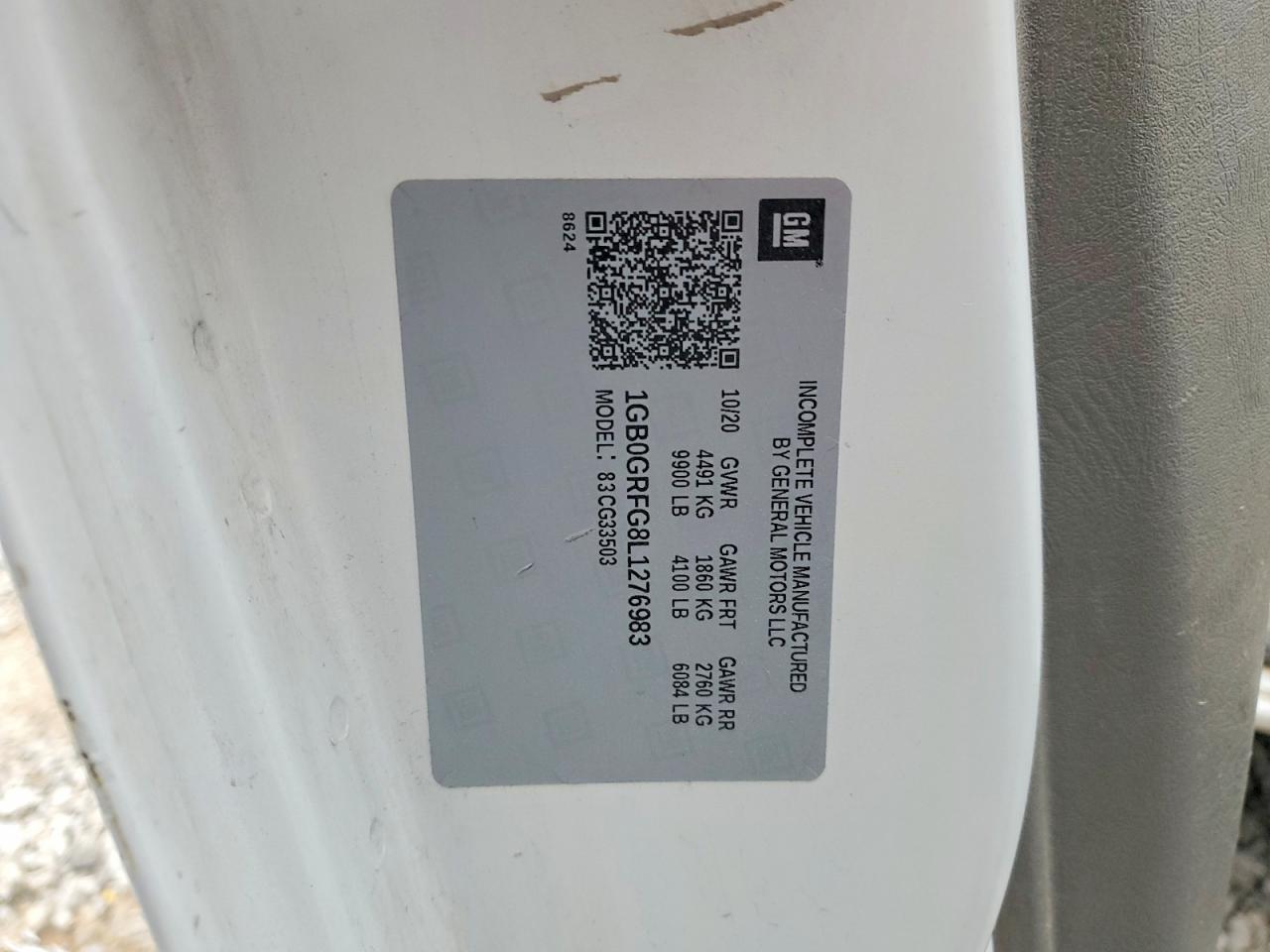 2020 Chev Rolet Express Utility / Service Truck