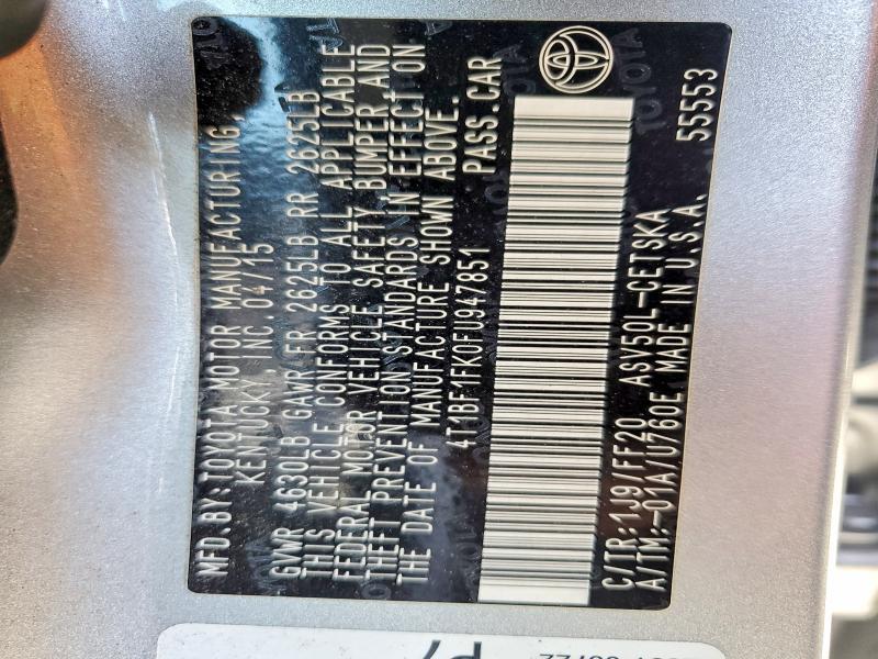 2015 Toyota Camry se