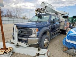 Salvage trucks for sale at Cedar Rapids, IA auction: 2020 Ford F550 Super Duty