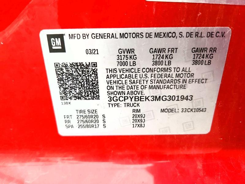 2021 Chevrolet Silverado K1500 Custom