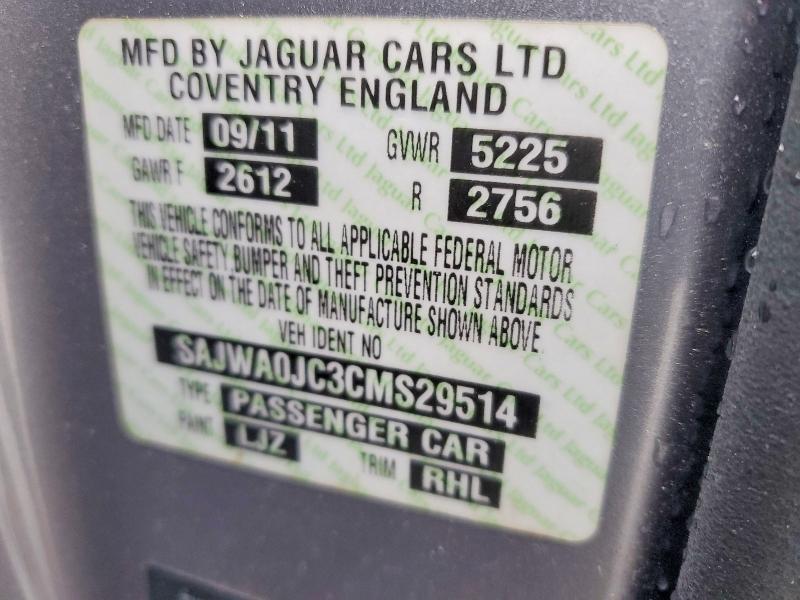 2012 Jaguar Xf r