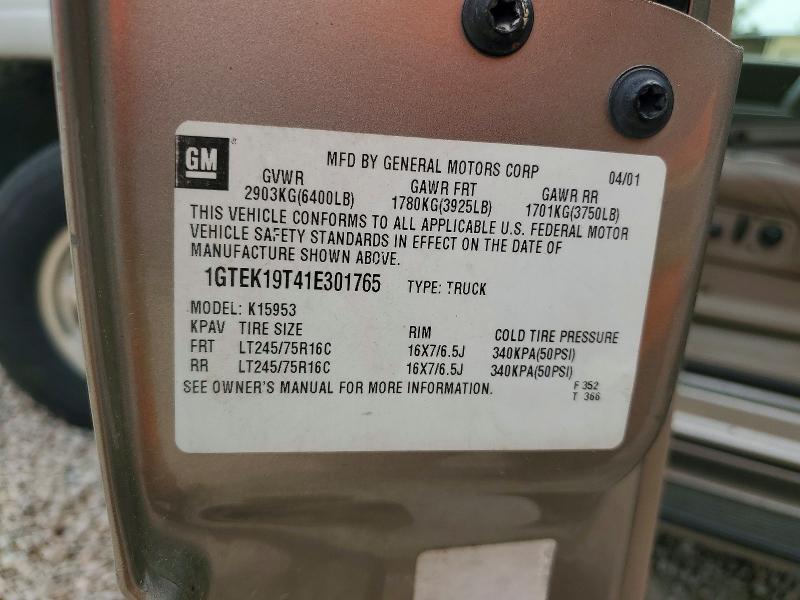 2001 GMC New Sierra K1500