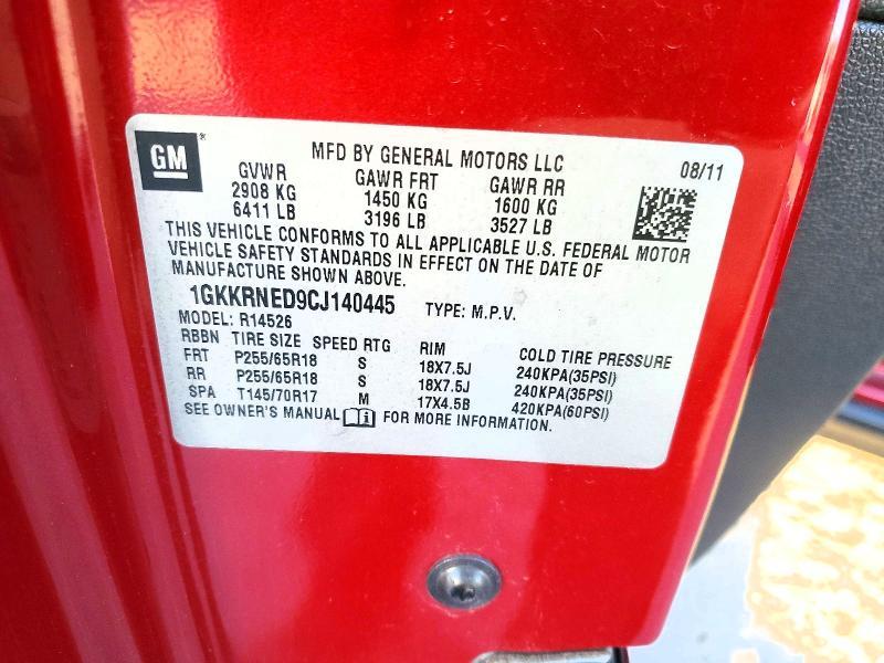 2012 GMC Acadia sle