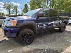 Salvage trucks for sale at Waldorf, MD auction: 2012 Nissan Titan S