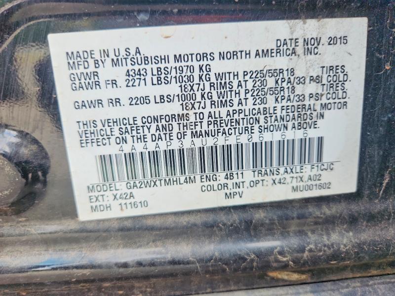 2015 Mitsubishi Outlander Sport es