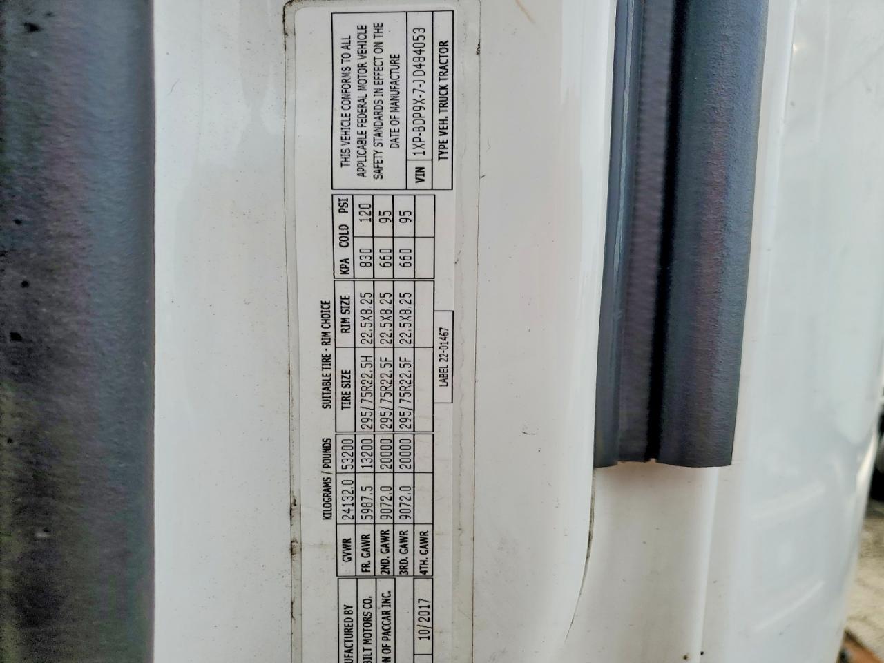 2018 Peterbilt 579 Semi Truck