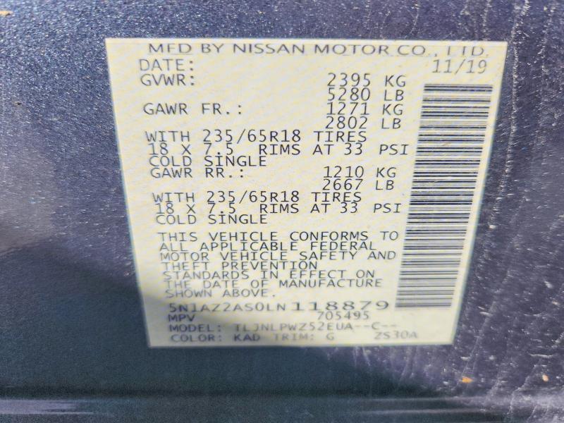 2020 Nissan Murano s