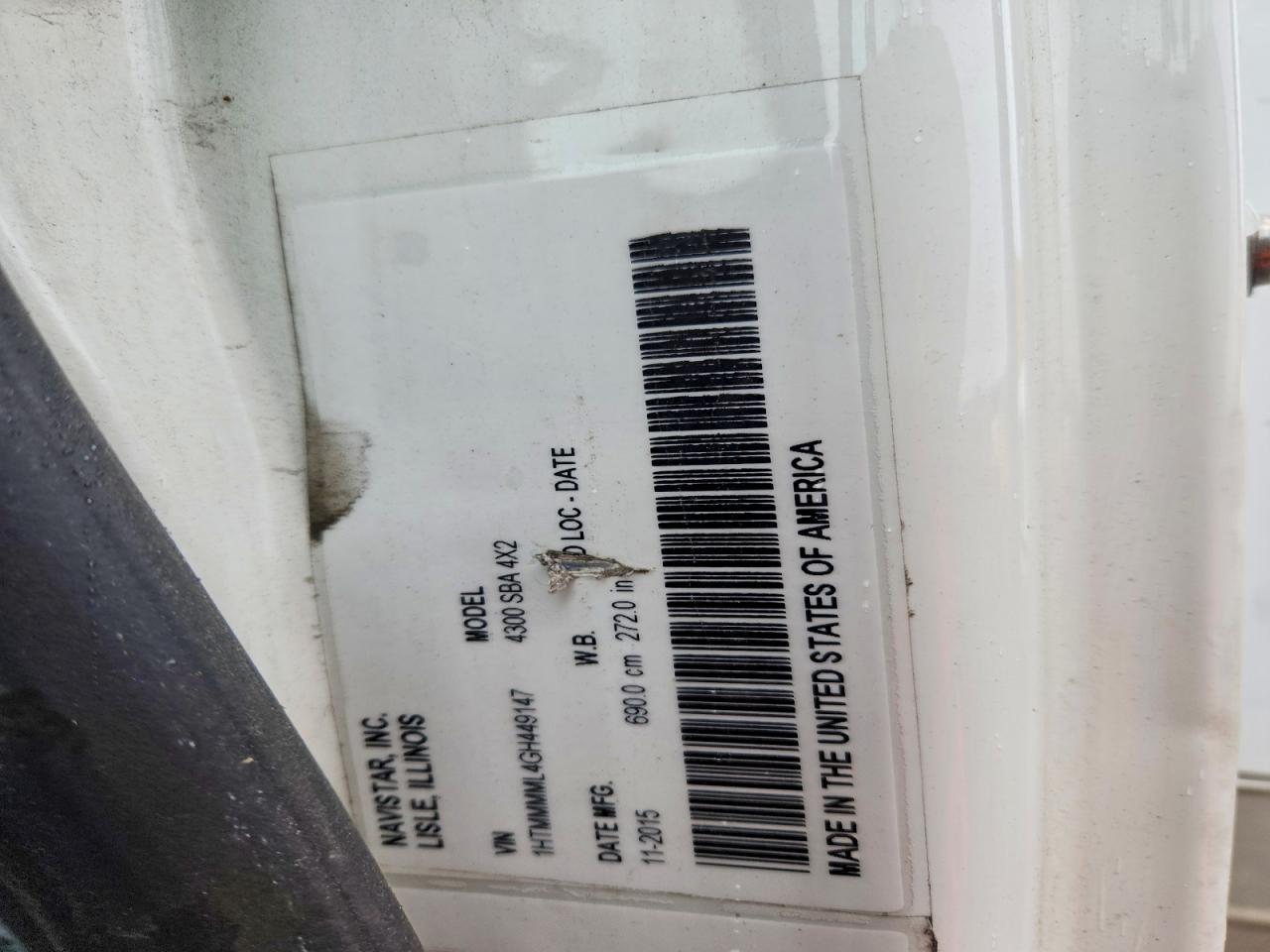 2016 International 4000 4300