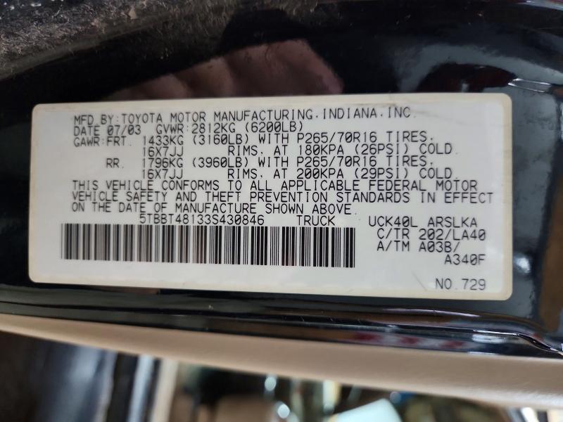 2003 Toyota Tundra Limited