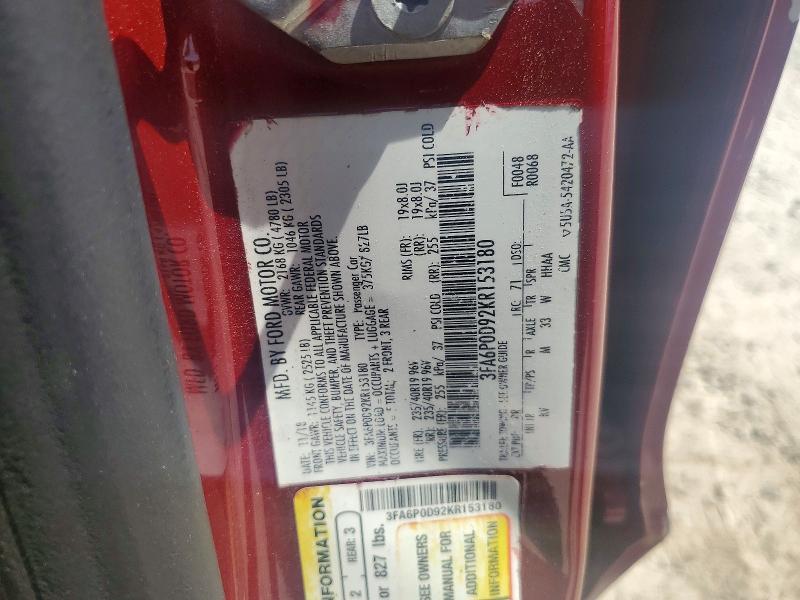 2019 Ford Fusion Titanium