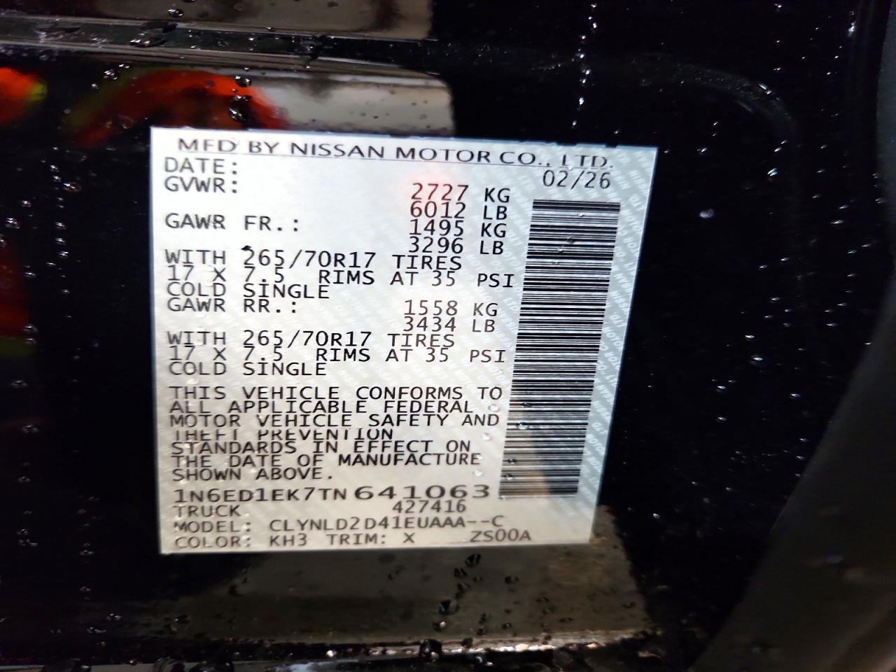 2026 Nissan Frontier PRO-4X