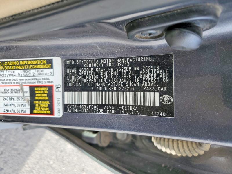 2013 Toyota Camry le
