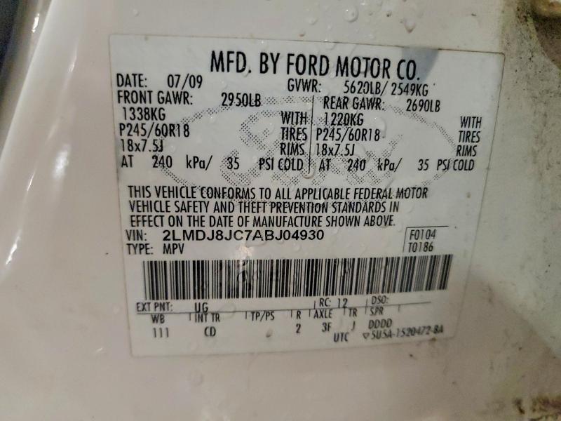 2010 Lincoln Townhouse MKX