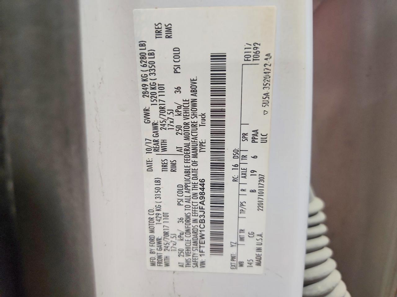 2018 Ford F150 Supercrew