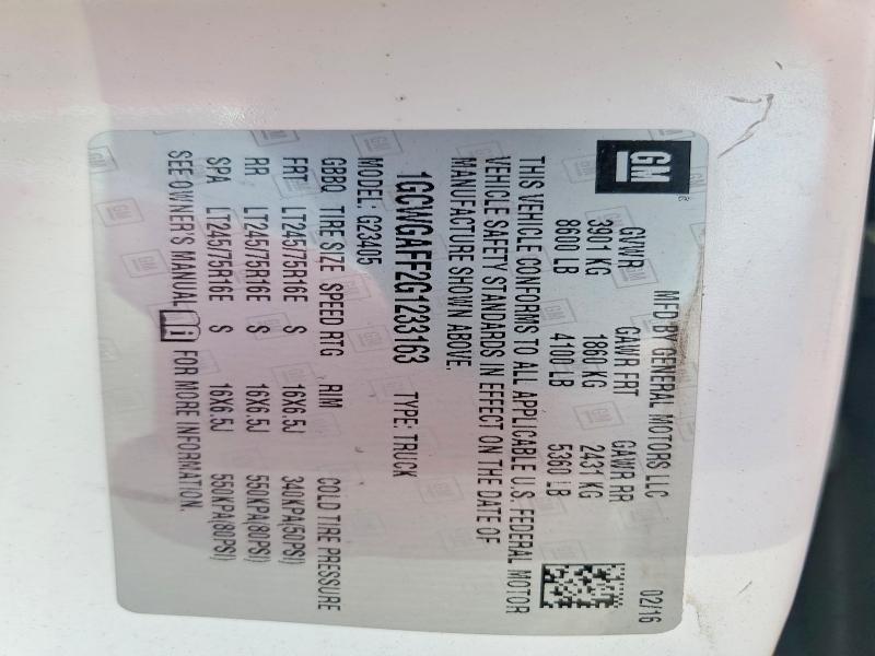 2016 Chev Express G2500