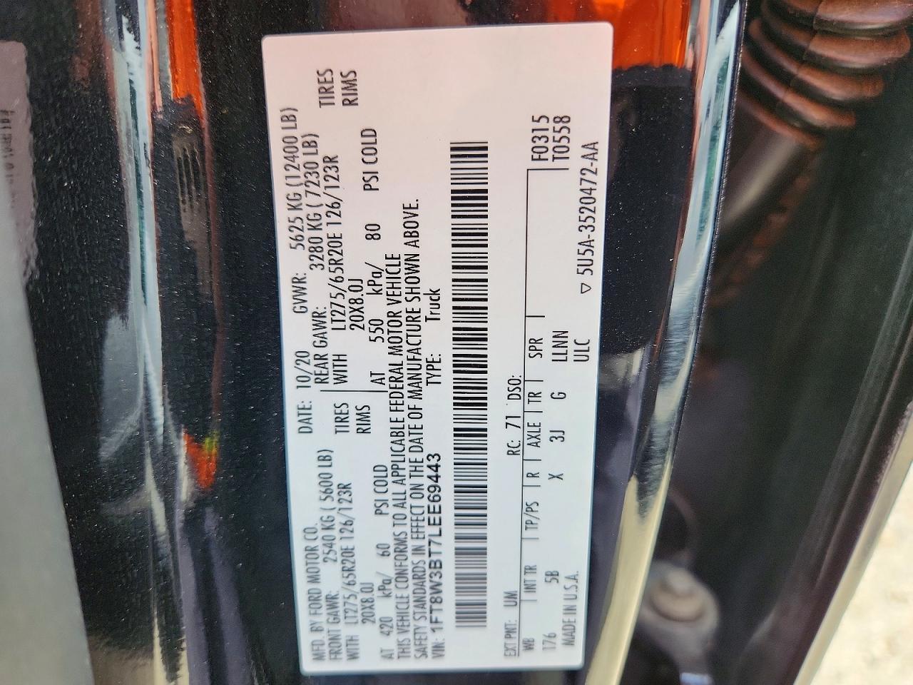 2020 Ford F350 Super Duty