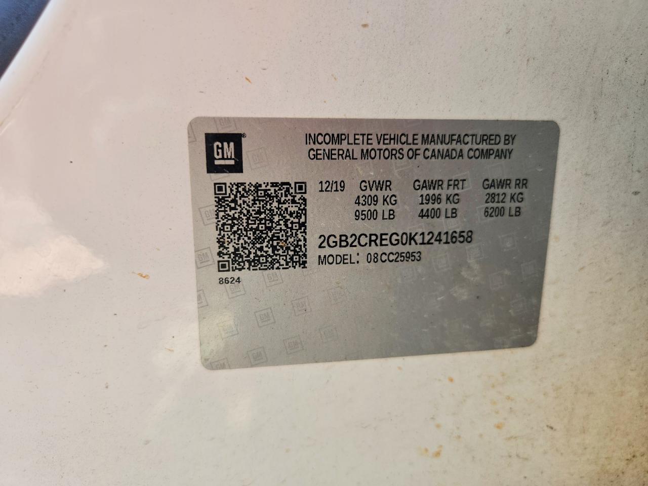 2019 Chev Rolet Silverado HD Utility / Service Truck