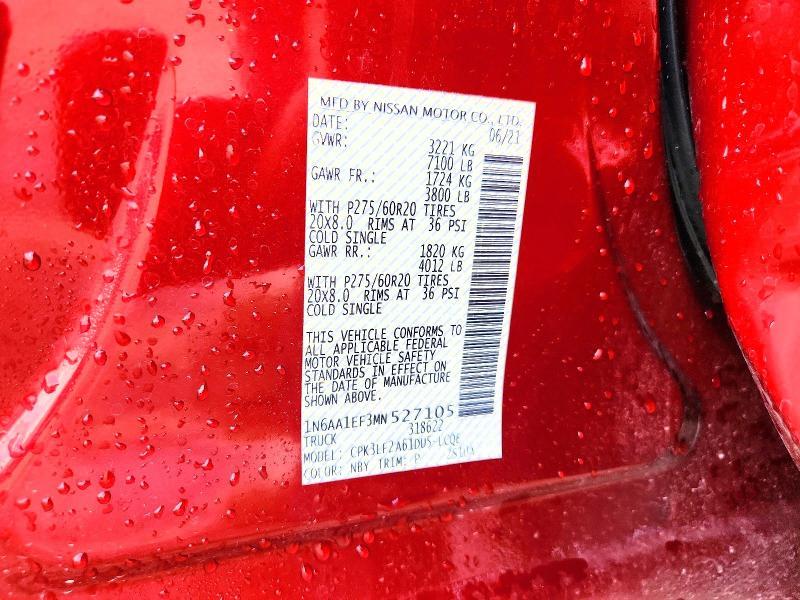 2021 Nissan Titan Platinum Reserve