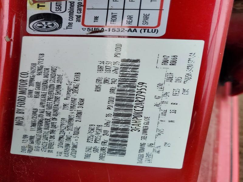 2010 Ford Fusion Sport