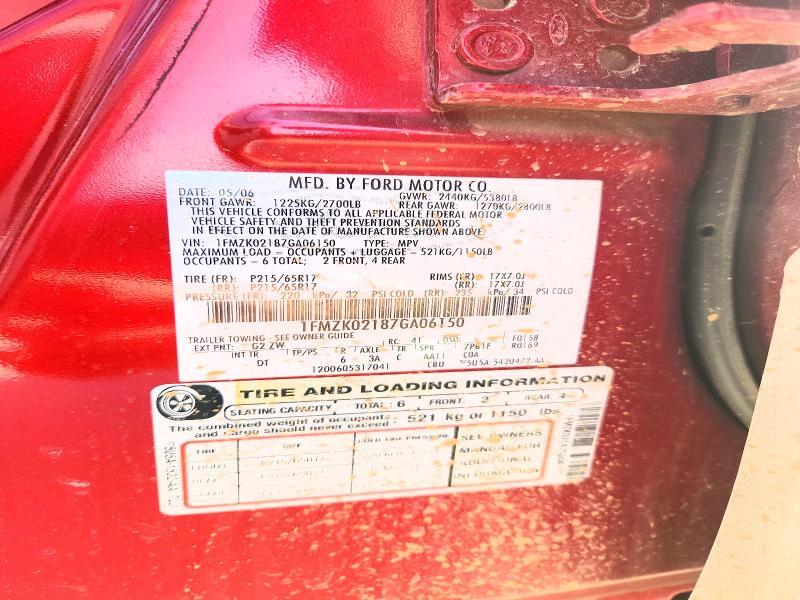 2007 Ford Freestyle sel