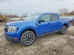 Salvage trucks for sale at Chicago Heights, IL auction: 2024 Ford Maverick Lariat
