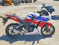 Salvage motorcycles for sale at San Antonio, TX auction: 2015 Honda CBR300 R
