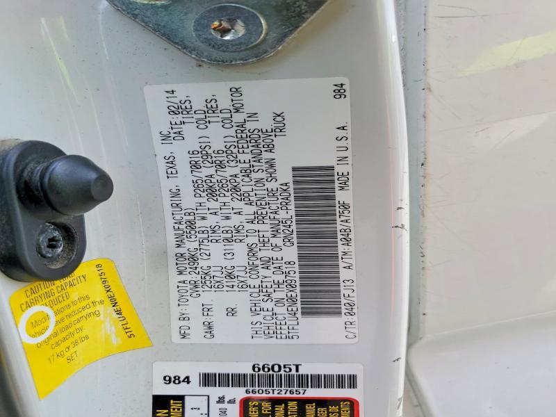 2014 Toyota Tacoma Double cab