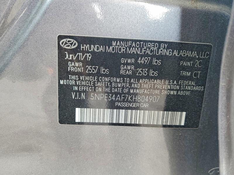 2019 Hyundai Sonata sel