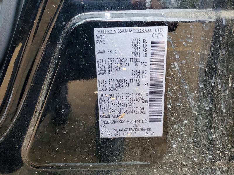 2019 Nissan Pathfinder sl