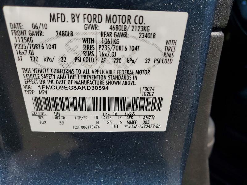 2010 Ford Escape Limited
