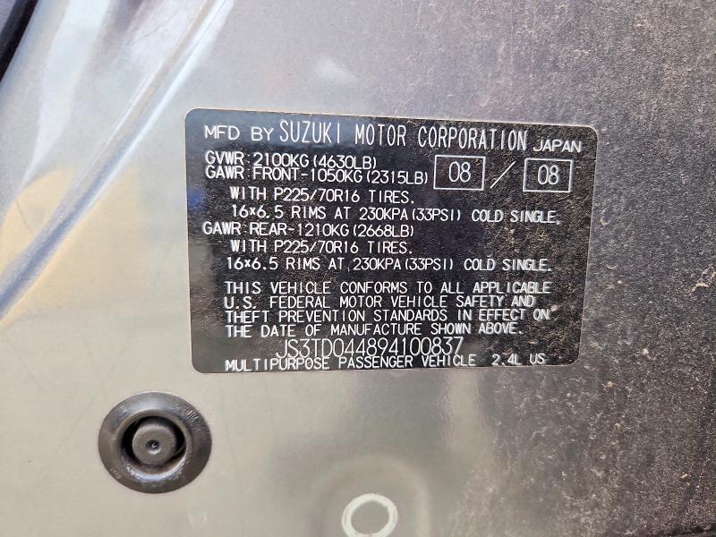 2009 Suzuki Grand Vitara Xsport