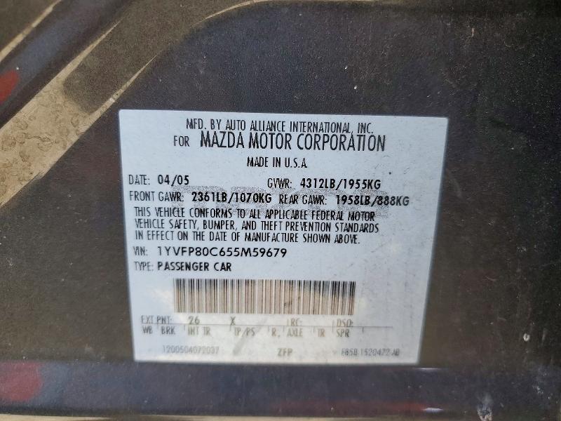 2005 Mazda 6 I