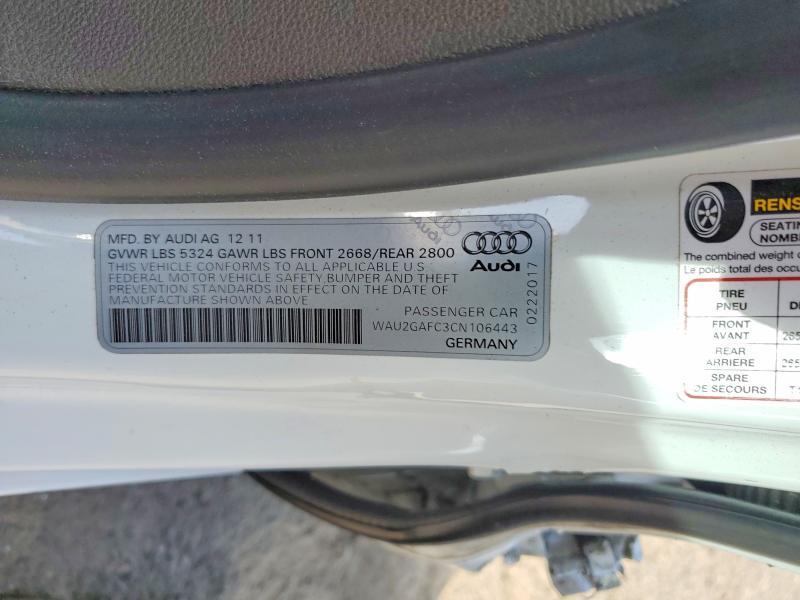 2012 Audi A7 Prestige